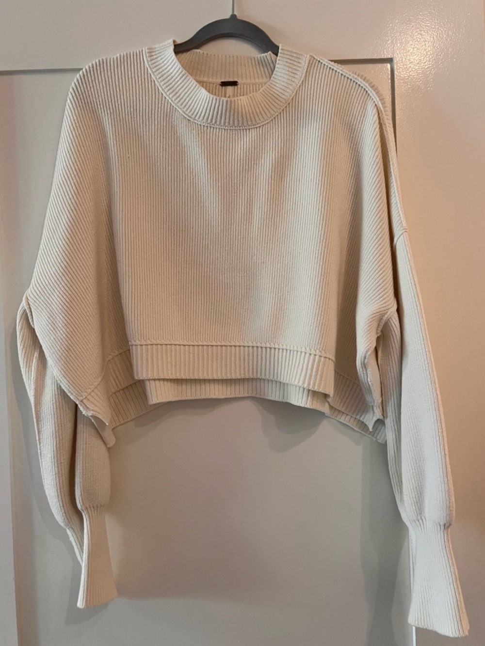 Free People easy street cropped sweater